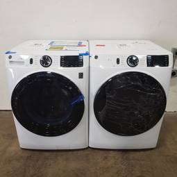 ge 4.5 cu ft white smart front load washer gfw510scnww