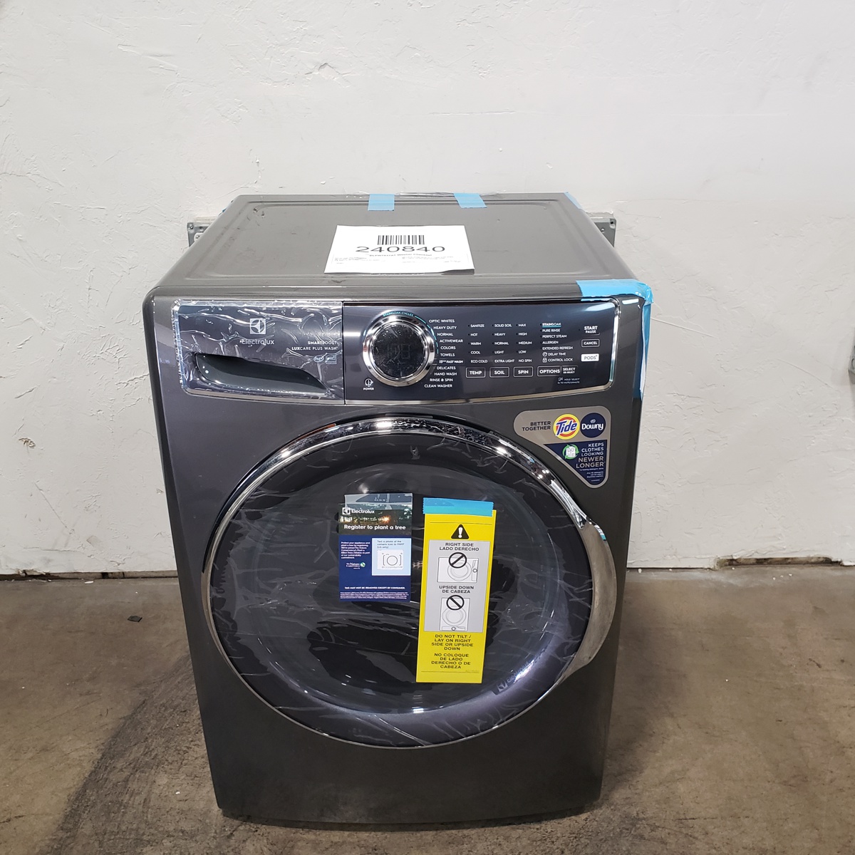 4.5 Cu. Ft. Electrolux Front Load Washer Gray - ELFW7637AT